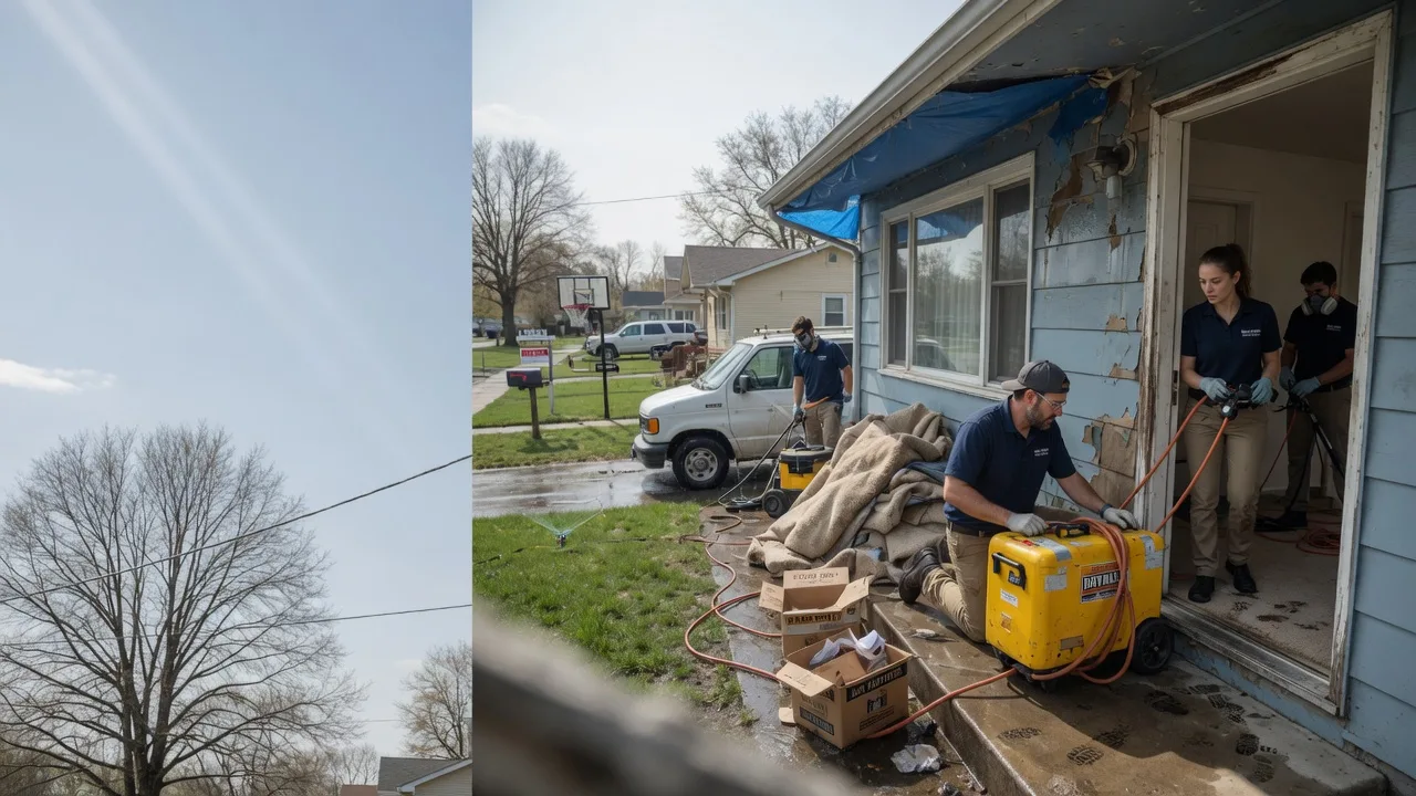 Basement Flood Cleanup in Corsica, SD near me
